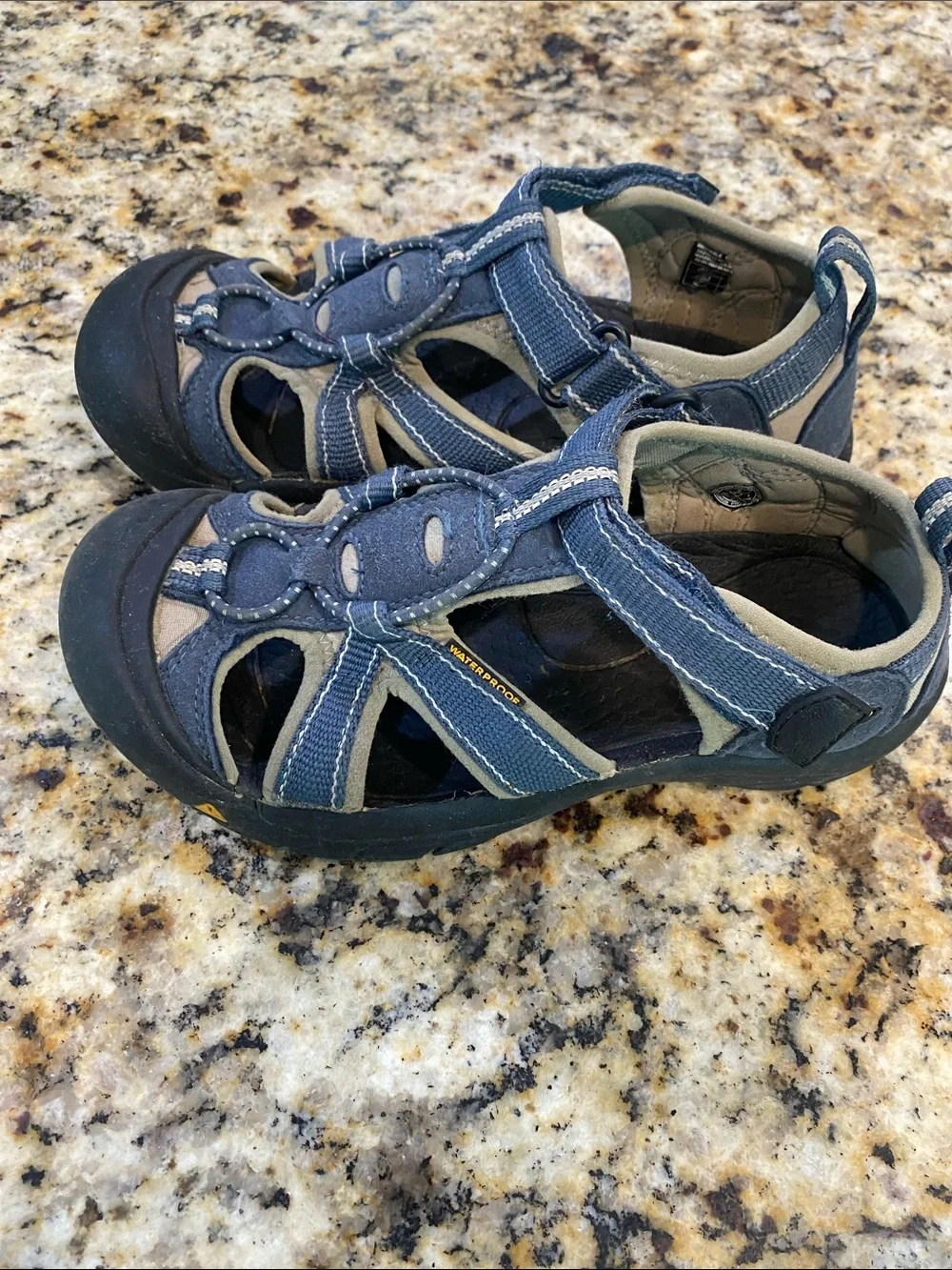 Keen Kids Navy and Gray Waterproof Sport Sandals